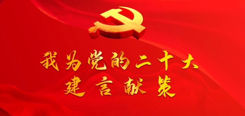 我為黨的二十大建言獻策